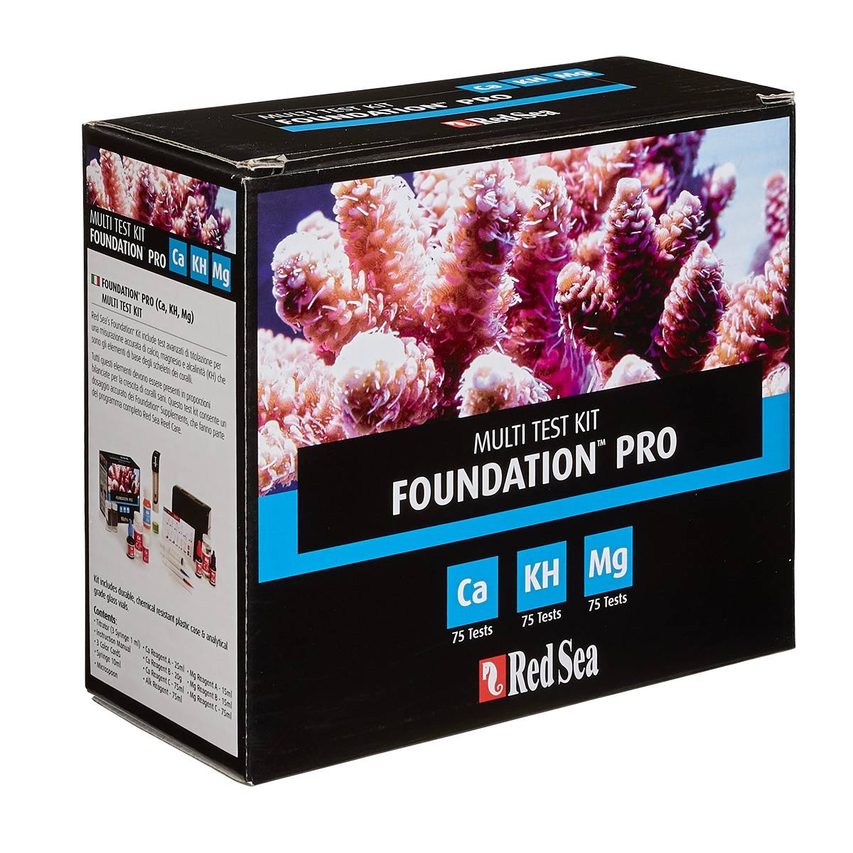 Reef Foundation Pro Multi Test Kit (Ca, Alk, Mg) - Red Sea – Top
